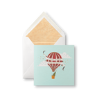 Hot Air Balloon Christmas Card