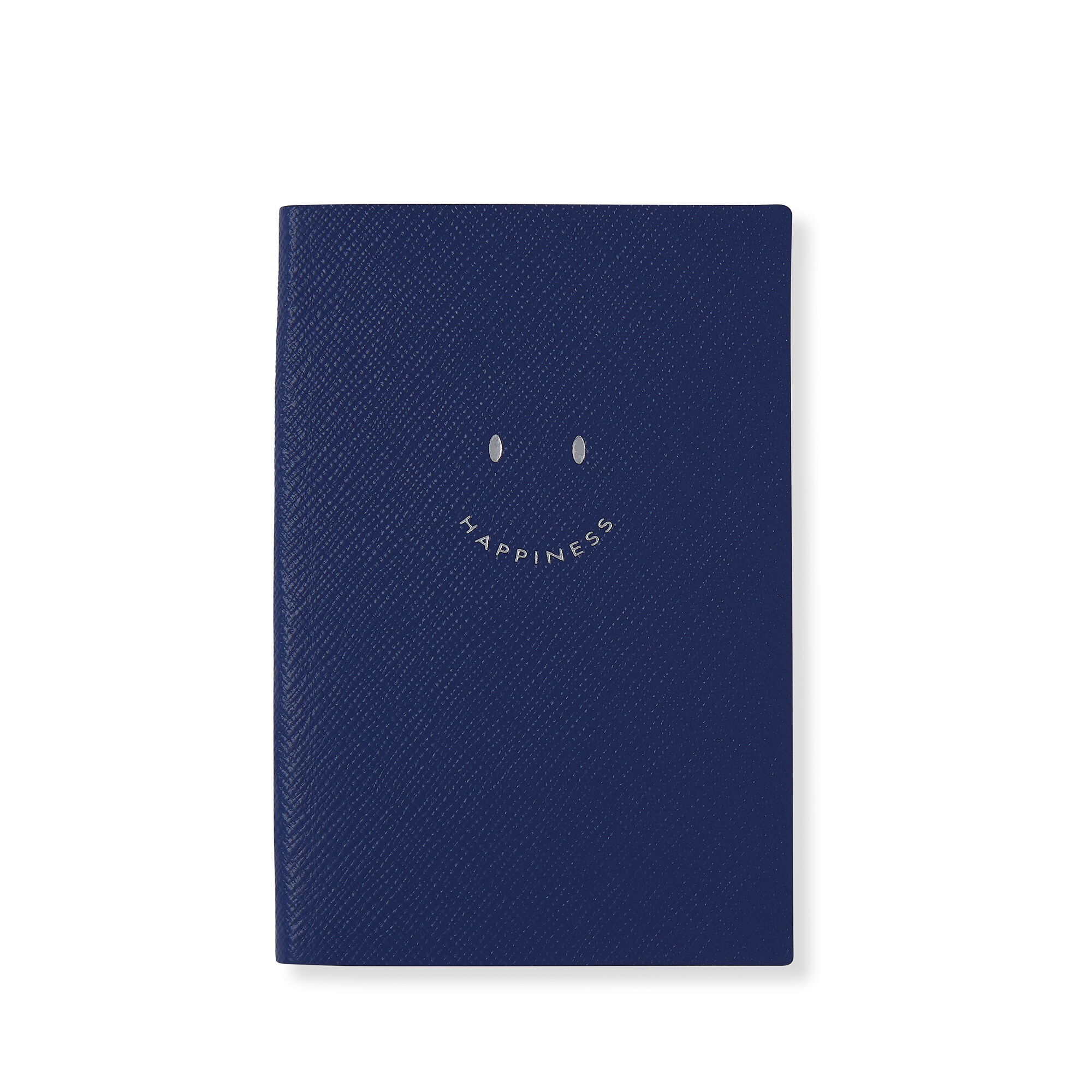Smythson crocodile effect notebook - Blue