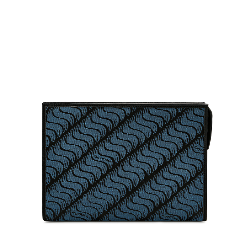 'S' Monogram Large Zip Washbag