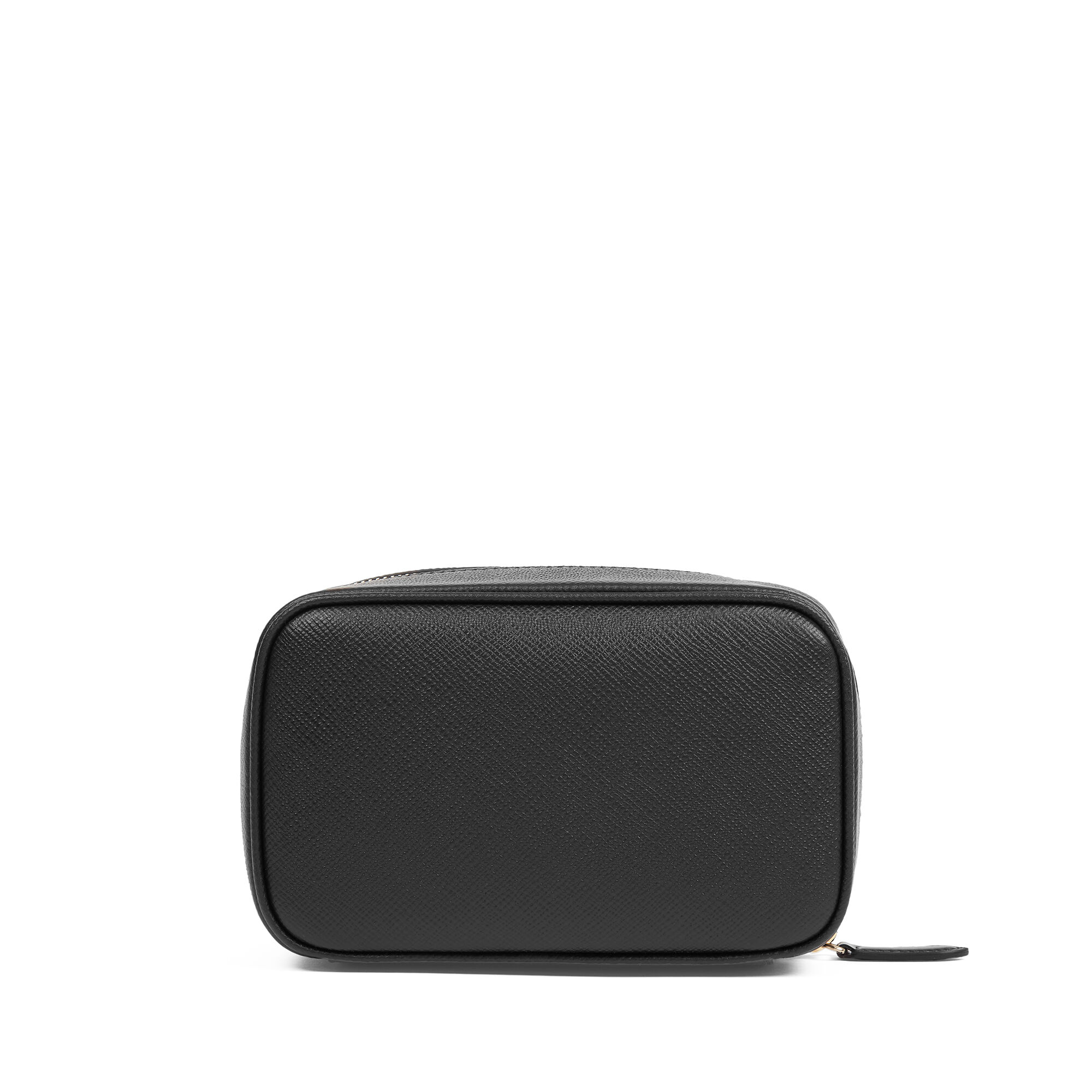 PanamaレザーRectangularコスメチックケース in black | Smythson