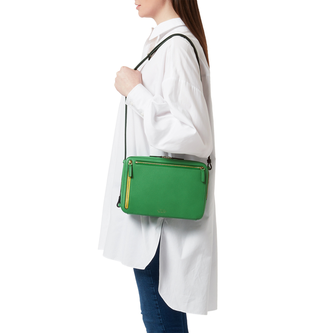 Panama Sliding Strap Zip Crossbody Bag