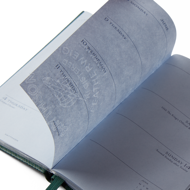 Smythson 2026 Panama Weekly Journal with Pocket 