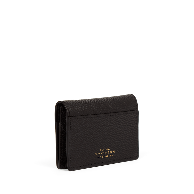 Folded Card Case with Snap Closure in Panama