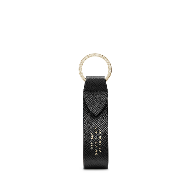 Keyring with Leather Strap in Panama