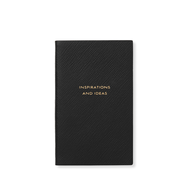 Inspirations And Ideas Panama Notebook in black