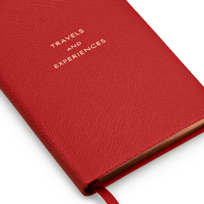 SMYTHSON - Panama Make It Happen leather notebook 14cm x 9cm