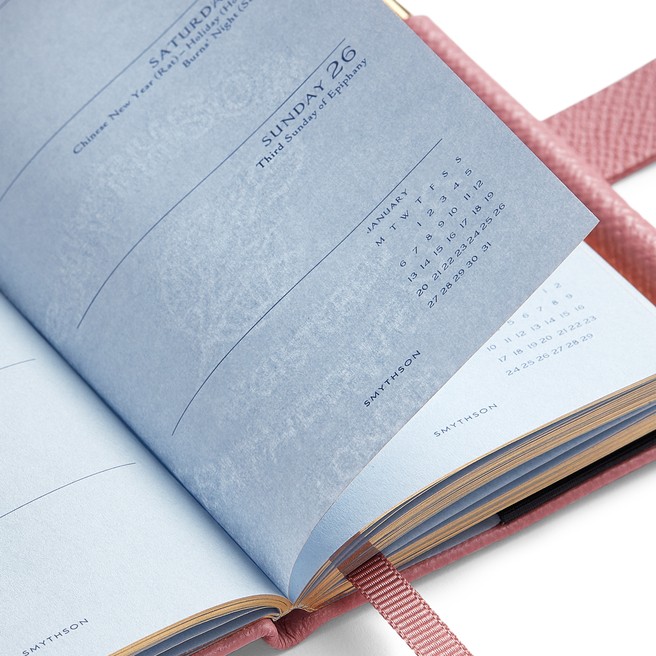 2020 Wafer Agenda with Gilt Pencil