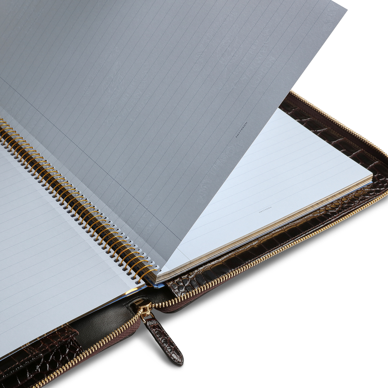 A4 Writing Folder with Zip in Mara
