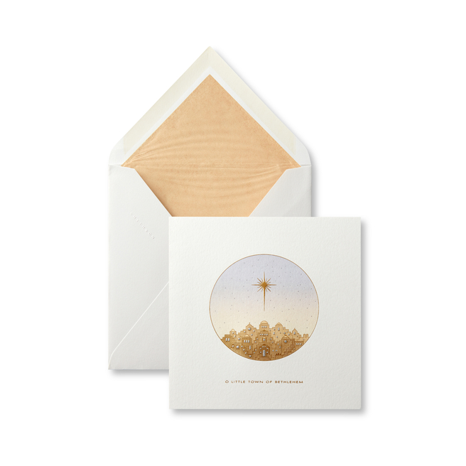 O' Little Town of Bethlehem, Christmas Card
