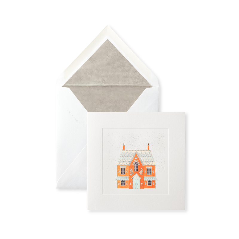 Christmas Gingerbread House Card Set