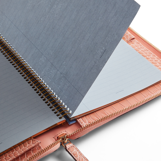 A5 Writing Folder with Zip in Mara