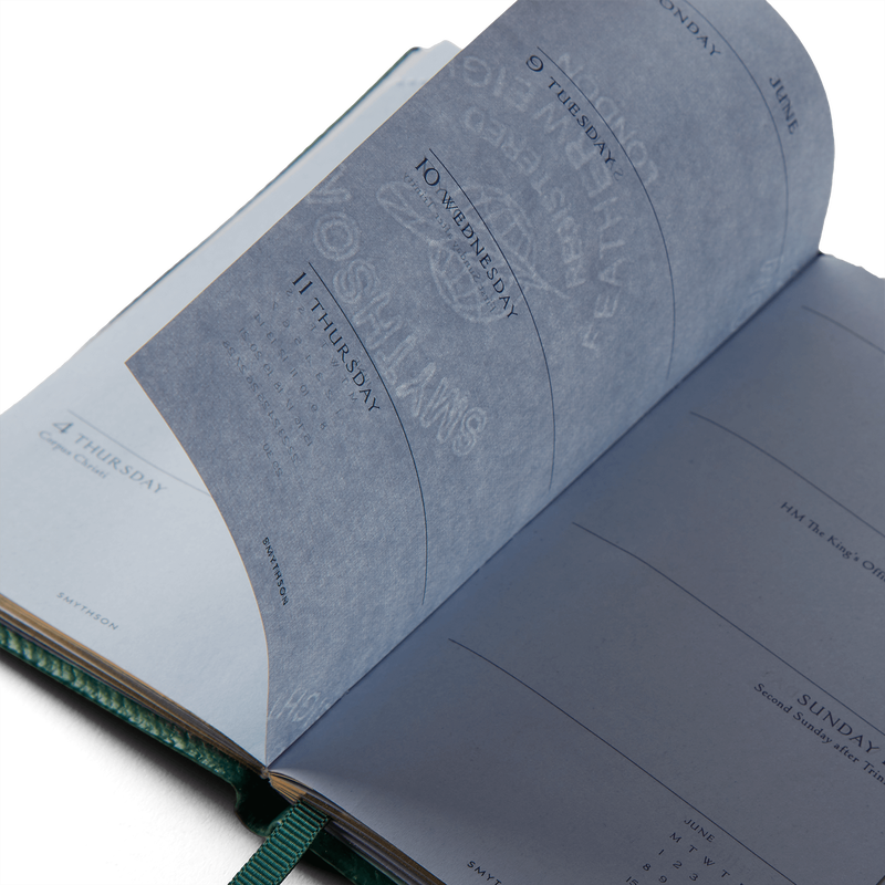 Smythson 2026 Panama Weekly Journal with Pencil 