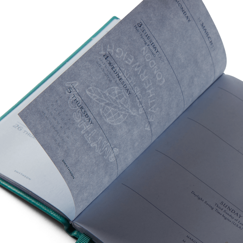 Smythson 2026 Panama Weekly Journal with Pocket 