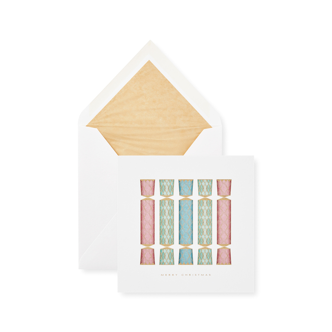 Crackers Christmas Card