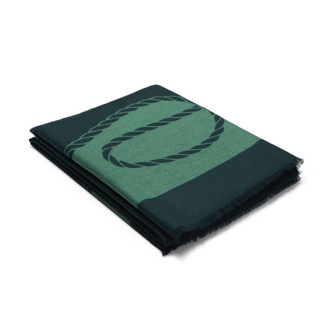Swirl Logo Cashmere Blanket Scarf