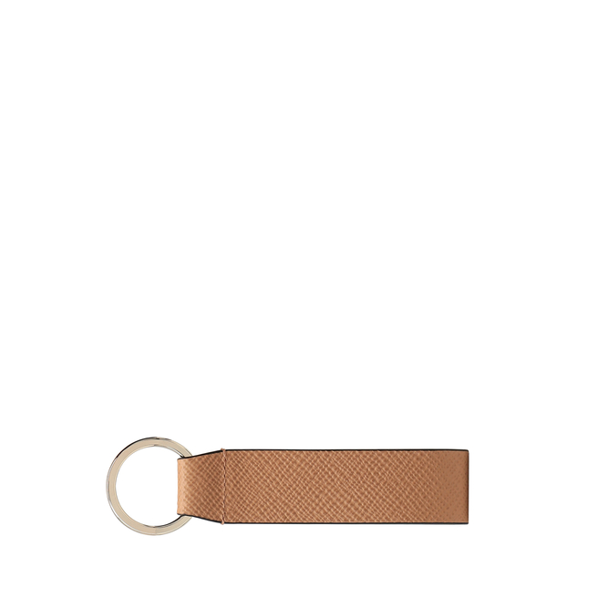 Keyring with Leather Strap in Panama