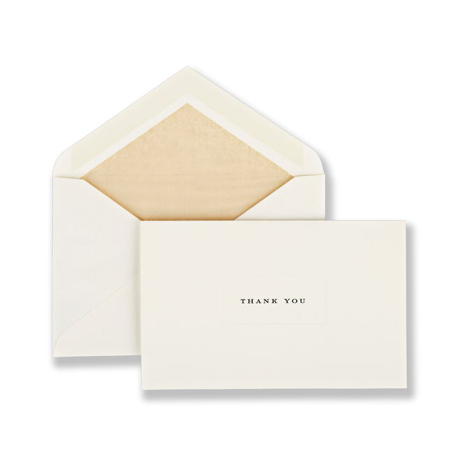 Cartes-lettres « Thank You »