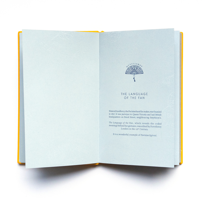 Fan Print Panama Notebook