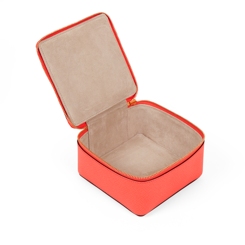 Large Square Trinket Case in Panama