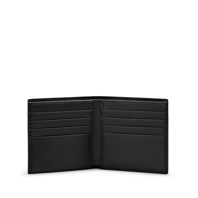 Smythson 6 Card Slot Money Clip Wallet