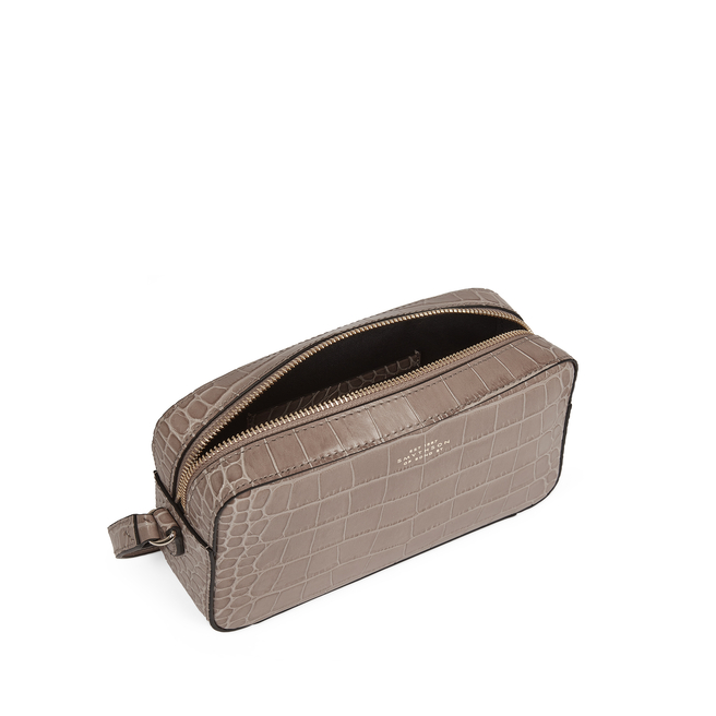 Small Camera Bag in Mara in taupe | Smythson