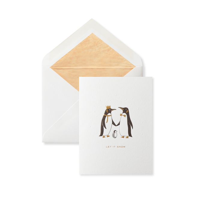 Penguins Christmas Card Set