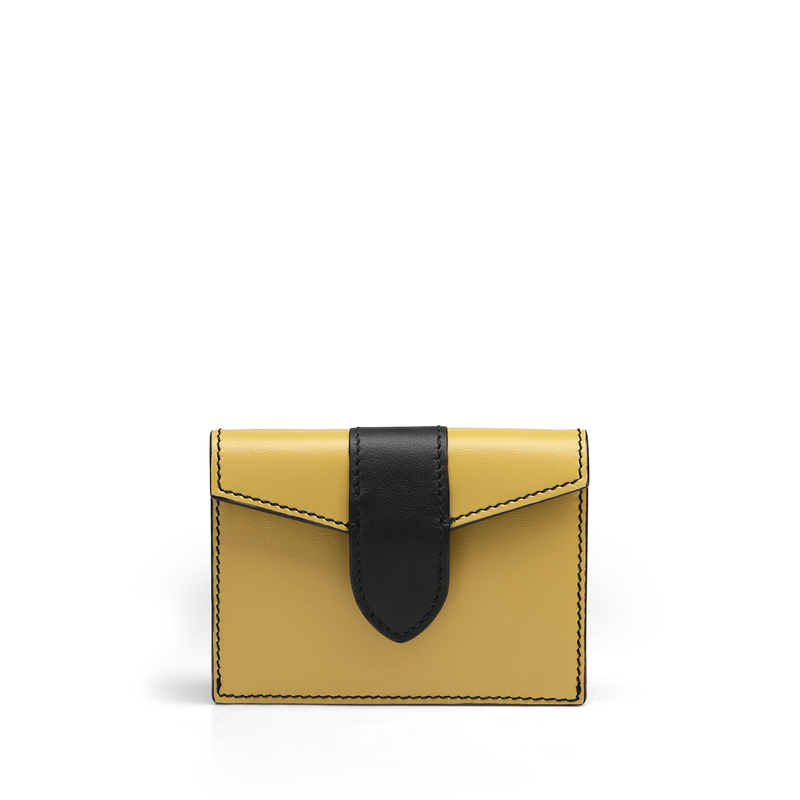Mini Trifold Purse in Smooth Leather