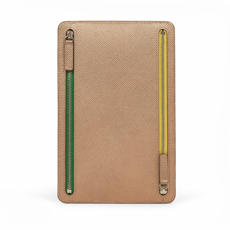 Smythson Multi-Zip Case in Panama