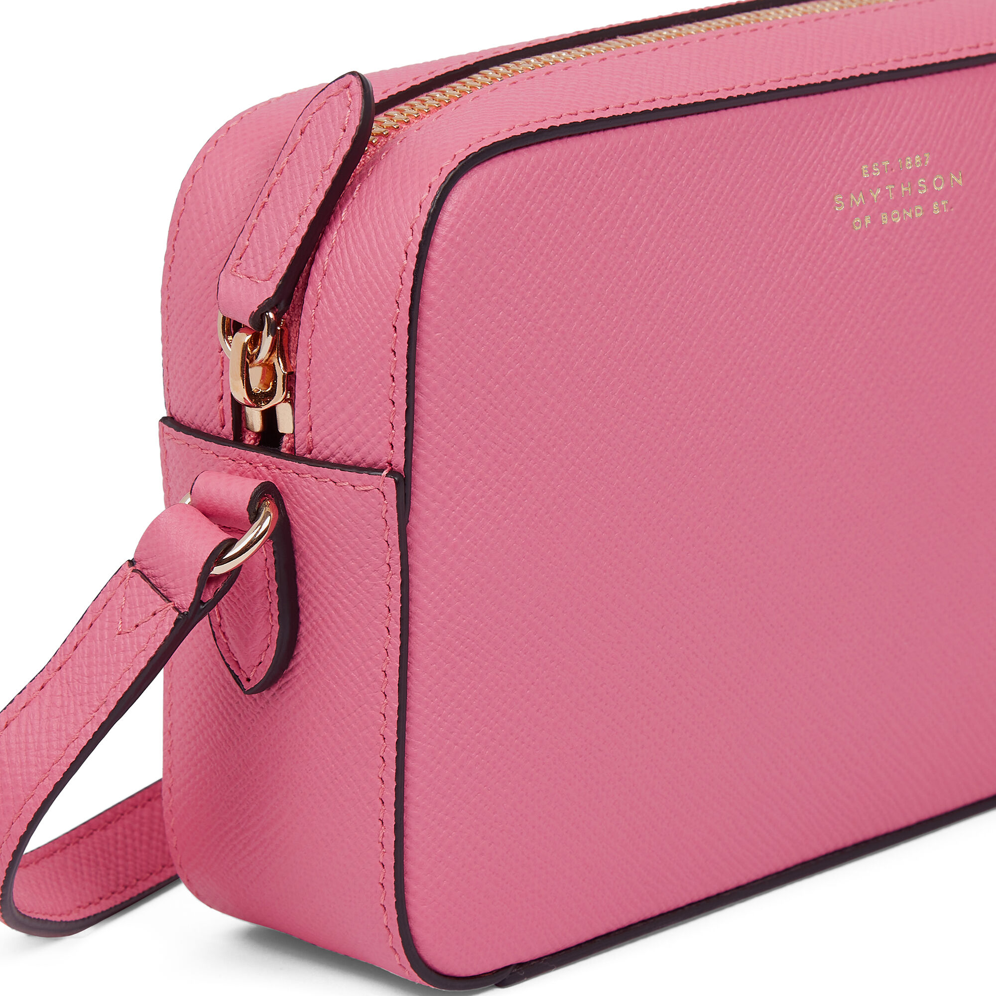 Small Camera Bag in Panama in peony Smythson