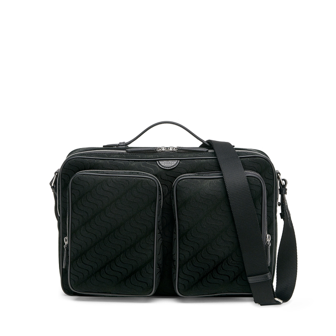 'S' Monogram Organiser Messenger Bag