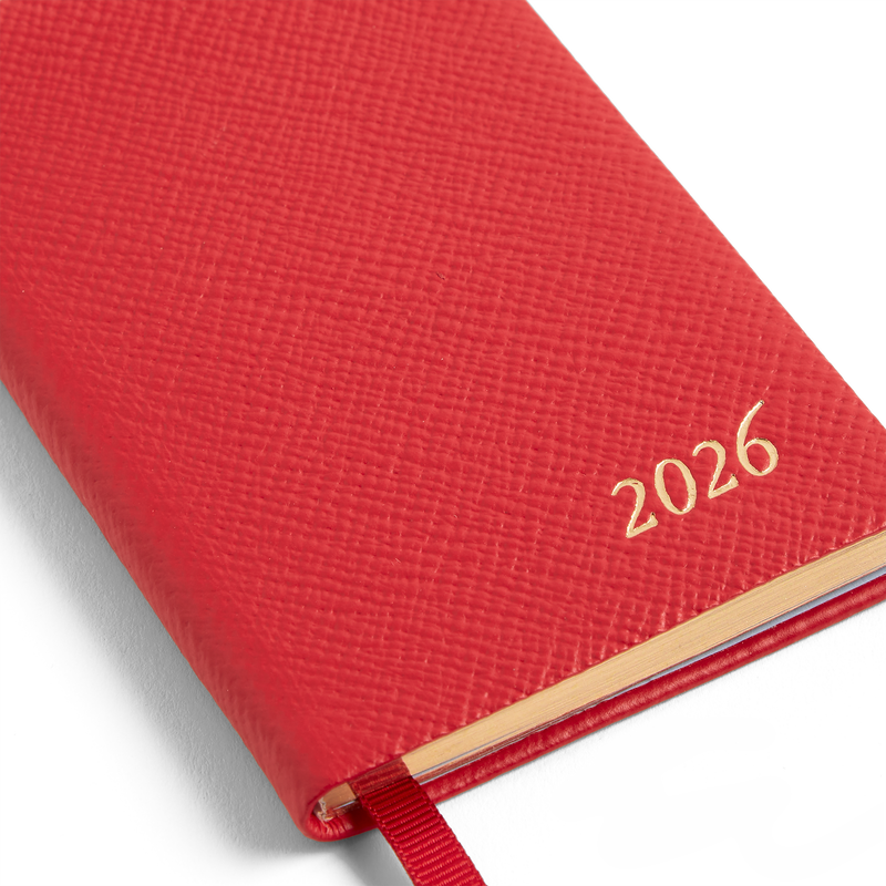 Smythson 2026 Wafer Weekly Diary in Panama