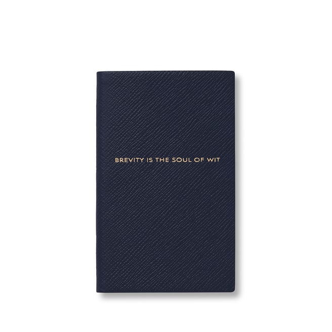 Brevity Is The Soul Of Wit Panama Notebook