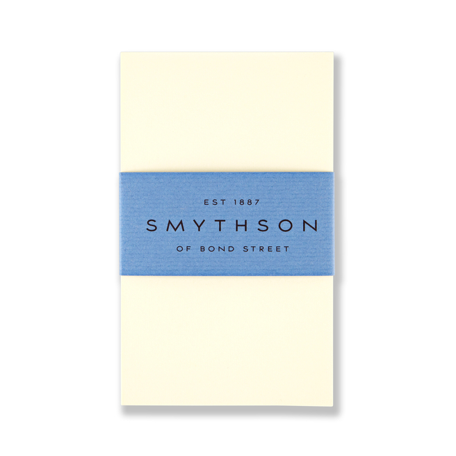 Smythson Evergreen Refillable Diary In Ludlow In Nile Blue