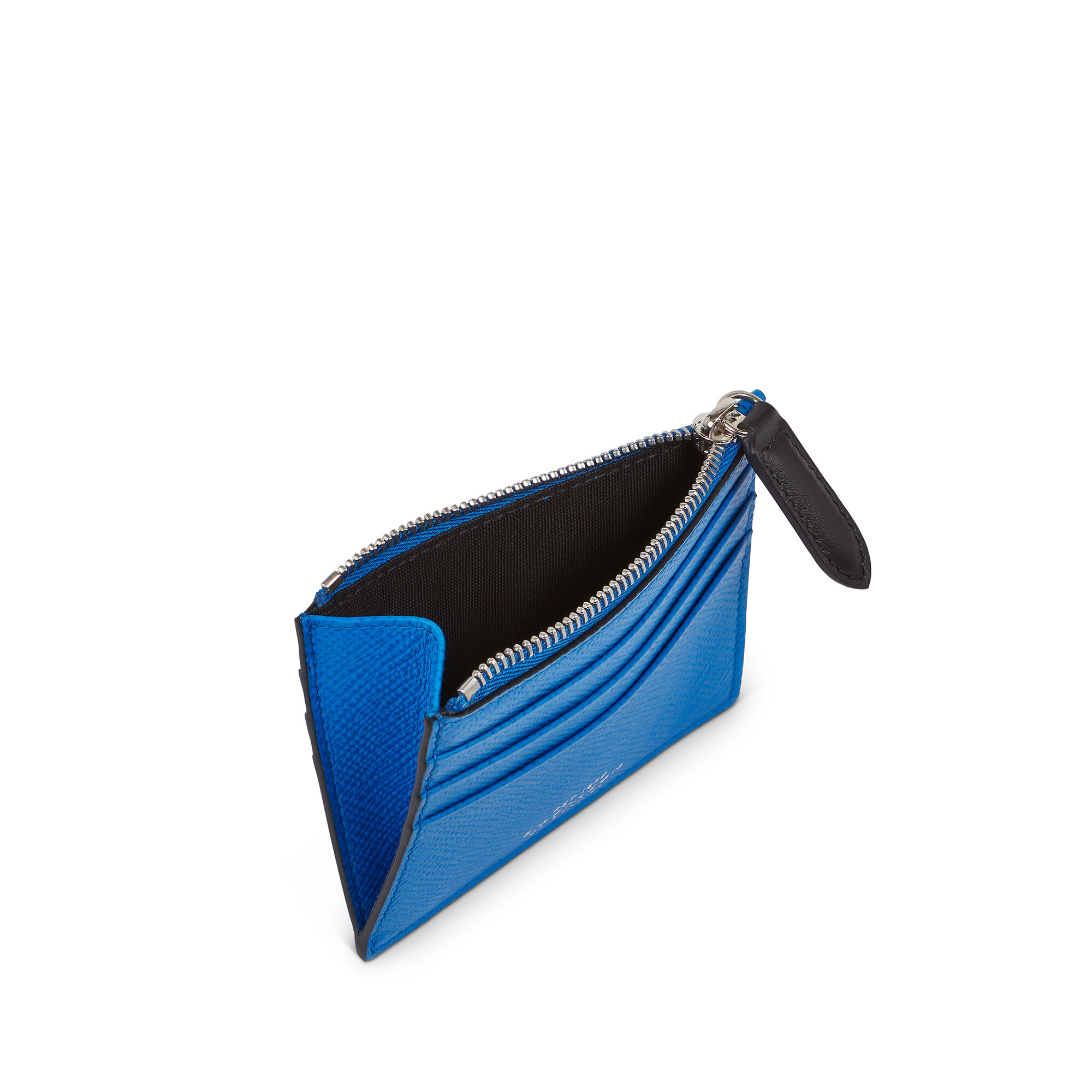 ウィメンズ レザー財布 in ブルー | Smythson