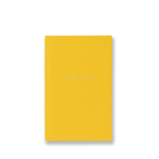Golf Notes Panama Notebook Yellow