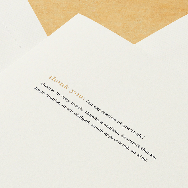 Thank You Expressions Card