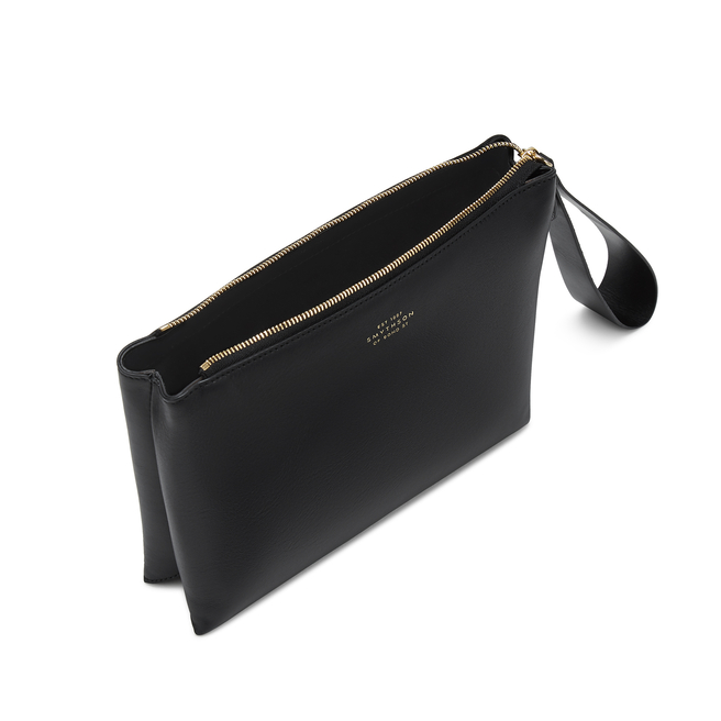Large Pillow Pouch in Smooth Leather