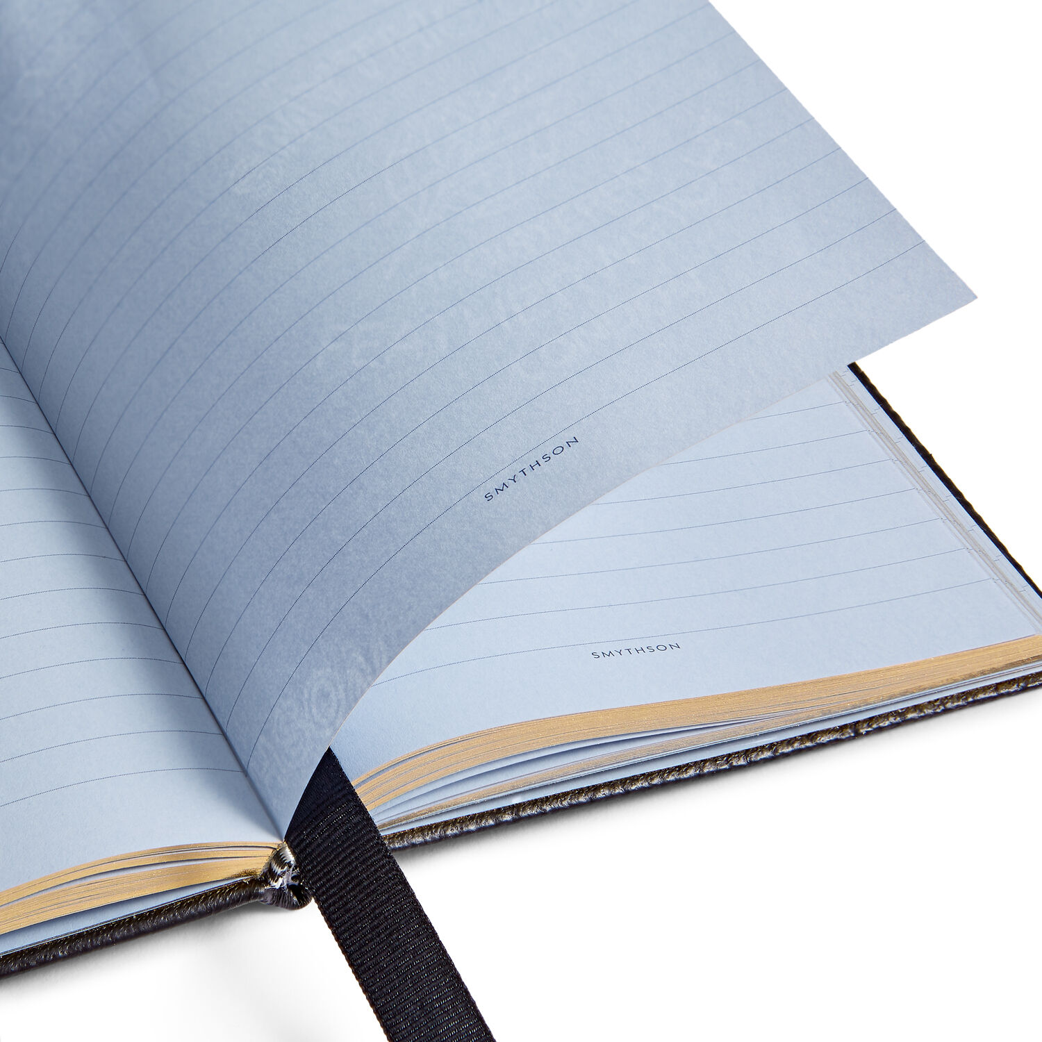 Chelsea Notebook in Panama in black | Smythson
