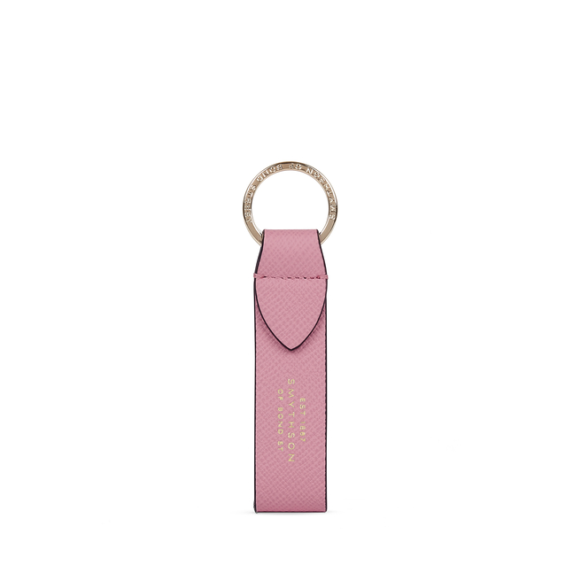 Keyring with Leather Strap in Panama