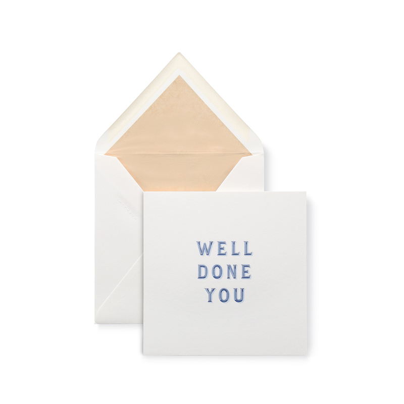 Well Done You Congratulations Cards