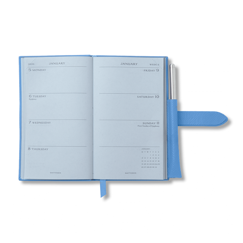 Smythson 2026 Panama Weekly Diary with Pencil