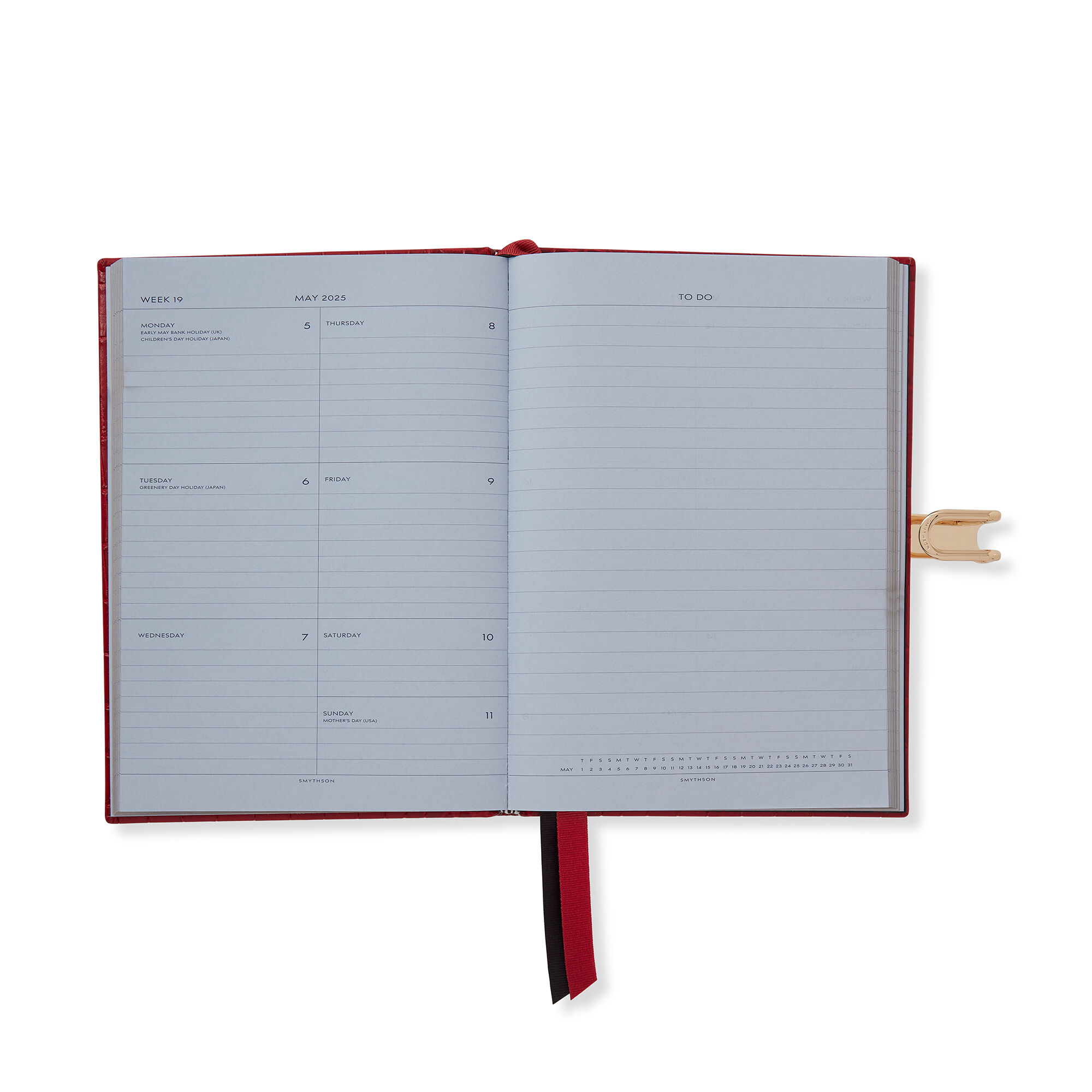 人気提案 2024-25 Mid-Year Diaries in オレンジ | Smythson ノート・メモ帳