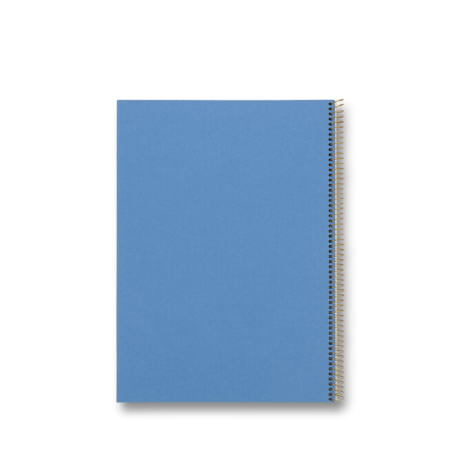 A5 Gold Spiral Bound Refill Pad
