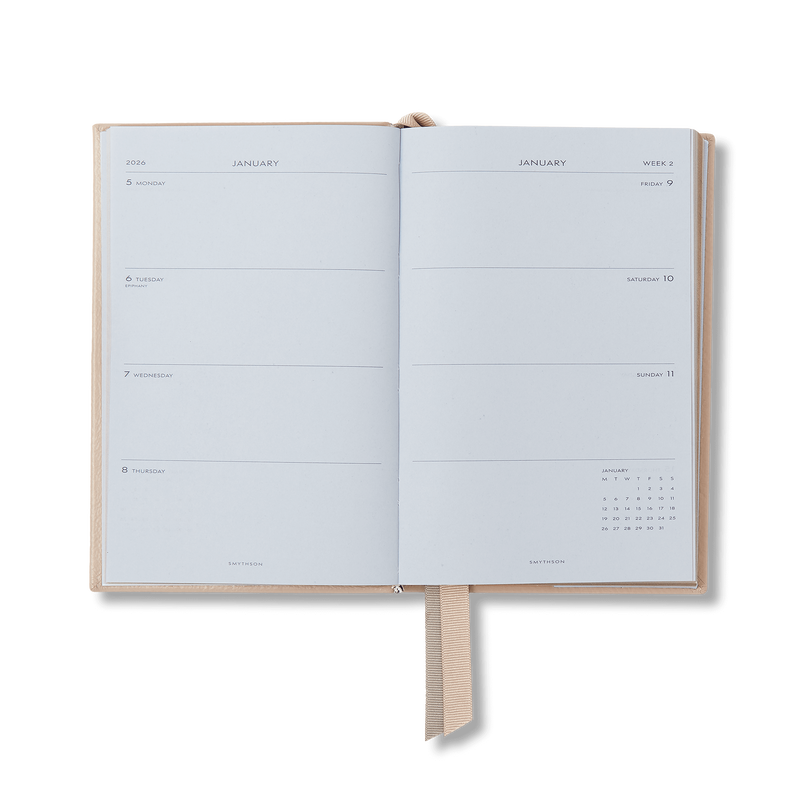 Smythson 2026 Chelsea Weekly Journal in Panama 