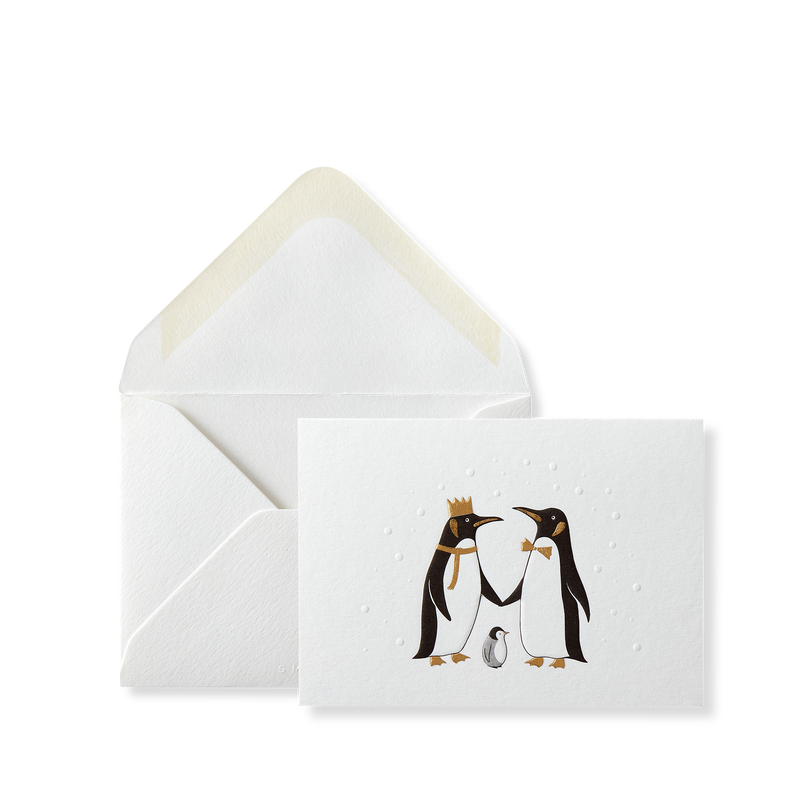 Penguins Christmas Gift Cards