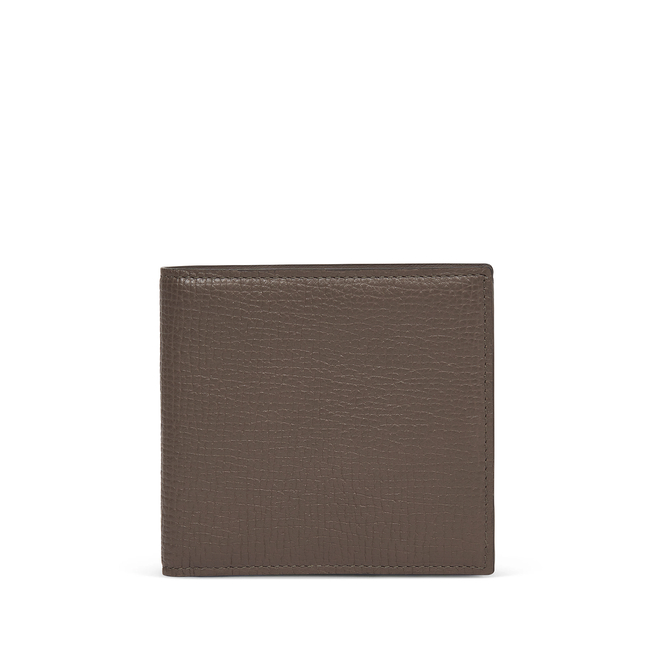 8 Card Slot Wallet in Ludlow in dark taupe