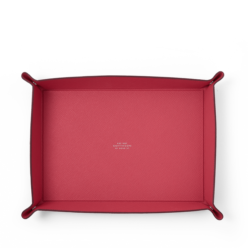 Smythson Large Rectangular Trinket Tray in Panama