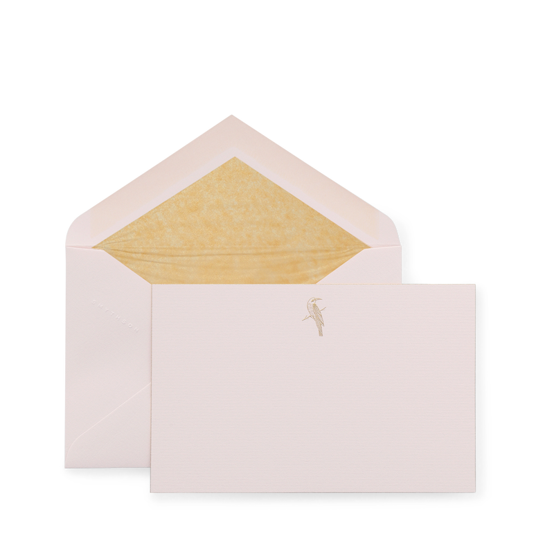 Cartes de correspondance motif oiseau