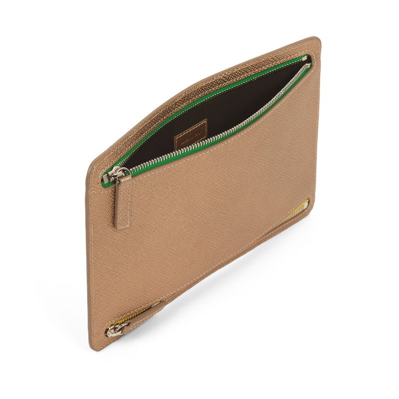 Smythson Multi-Zip Case in Panama