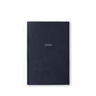 Navy 'Notes' Chelsea Notebook by Smythson